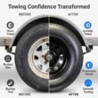 eCustomrim Trailer Tire Rim Assembly ST205/75D15 15 Inch Load Range C 5 Lug On 4.5 Black Wheel - 2 Year Warranty w/Roadside