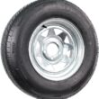 eCustomrim 2-Pack Radial Trailer Tire On Rim ST205/75R14 14 Inch Load Range D 5 Lug Galvanized Spoke Wheel - 6 Year Warranty w/Roadside eCustomrim 2-Pack Radial Trailer Tire On Rim ST205/75R14 14 Inch Load Range D 5 Lug Galvanized Spoke Wheel - 6 Year Warranty w/Roadside