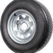 eCustomrim 2-Pack Radial Trailer Tire On Rim ST205/75R14 14 Inch Load Range D 5 Lug Galvanized Spoke Wheel - 6 Year Warranty w/Roadside eCustomrim 2-Pack Radial Trailer Tire On Rim ST205/75R14 14 Inch Load Range D 5 Lug Galvanized Spoke Wheel - 6 Year Warranty w/Roadside