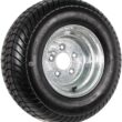 eCustomrim 2-Pack Trailer Tire Rim 20.5X8-10 205/65-10 20.5X8.0-10 10 Inch 5 Lug Galvanized Load C Wheel - 2 Year Warranty w/Roadside