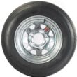 eCustomrim Trailer Tire Rim Assembly 5.30-12 530-12 12 Inch 5 Lug Galvanized Wheel - 2 Year Warranty w/Roadside