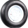 eCustomrim 2-Pack Radial Trailer Tire Rim ST235/80R16 16 Inch Load E 6 Lug White Spoke Wheel - 6 Year Warranty w/Roadside