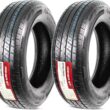 eCustomrim 2-Pack ST205/75R15 DEEP TREAD Load Range D 8 Ply Heavy Duty Steel Belted Radial Trailer Tire 205 75 15 With Curb Guard - 6 Year Warranty w/Roadside
