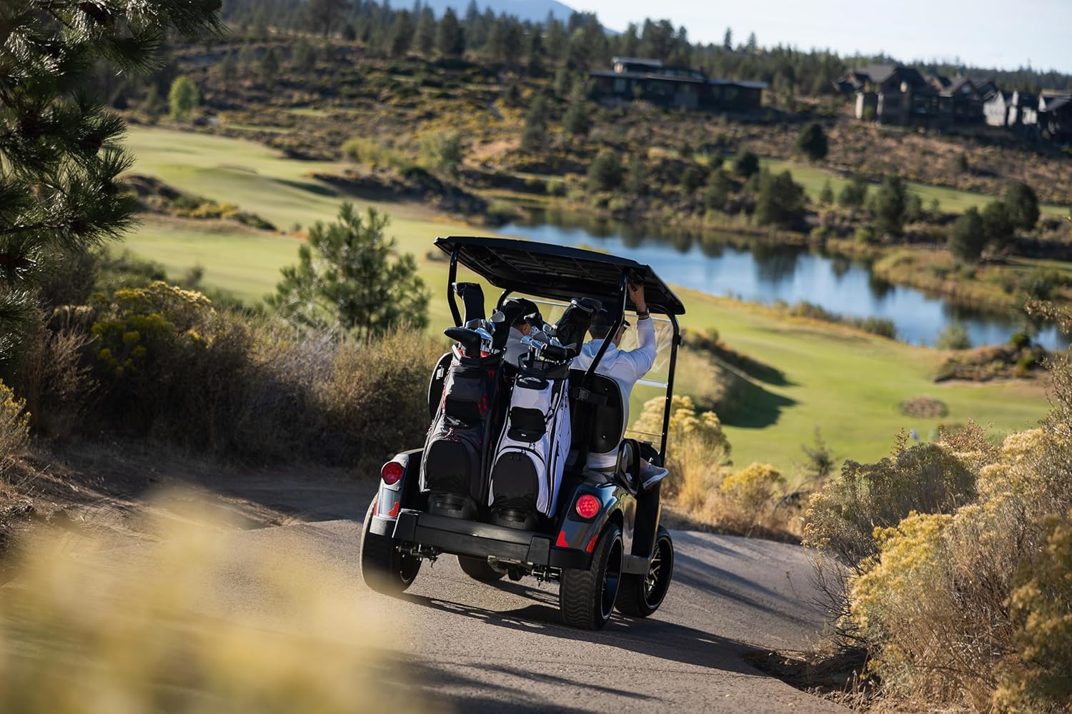 Sun Mountain Men's C130 Lightweight Cart Golf Bag, 14-Way Top, 2025 Model, Black White Sun Mountain Men's C130 Lightweight Cart Golf Bag, 14-Way Top, 2025 Model