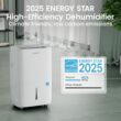 Waykar 80 Pints Energy Star Dehumidifier for Spaces up to 5,000 Sq. Ft at Home, in Basements and Large Rooms with Drain Hose and 1.14 Gallons Water Tank