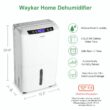 Waykar 34 Pints Energy Star Dehumidifier for Spaces up to 2,000 Sq. Ft at Home, in Basements and Large Rooms with Drain Hose and 0.66 Gallons Water Tank