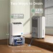 Waykar 2000 Sq. Ft 34 Pints 2025 Most Efficient Energy Star Dehumidifier for Home and Basement with Auto or Manual Drainage, Quiet 33dB Operation, 0.62 Gallon Water Tank Capacity Waykar 2000 Sq. Ft 34 Pints 2025 Most Efficient Energy Star Dehumidifier for Home and Basement with Auto or Manual Drainage, Quiet 33dB Operation, 0.62 Gallon Water Tank Capacity