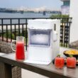GE Profile Opal 2.0 Ultra Nugget Ice Maker with Scale Inhibiting Filter, Scoop Included, 38 lbs in 24 Hours, Pellet Ice Machine with WiFi & Smart Connected, Stone White