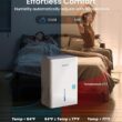 Waykar 5000 Sq.Ft Energy Star Dehumidifier for Basement & Home, 80 Pint/Day with Drain Hose & Tank, Ultra Quiet (40 dB), Smart Auto Comfort Mode