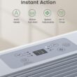 Waykar 5000 Sq.Ft Energy Star Dehumidifier for Basement & Home, 80 Pint/Day with Drain Hose & Tank, Ultra Quiet (40 dB), Smart Auto Comfort Mode