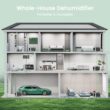Waykar 216 Pints Crawl Space Dehumidifier with Pump, Remote Control & Dual Duct, HVAC Commercial Dehumidifier for Basement, Whole House & Water Damage, 8000 Sq. Ft, 10-90% RH - 5-Year Quality Coverage