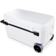 Igloo MaxCold Glide Coolers 110 QT Insulated Portable Rolling Cooler with Soft Ride Wheels 168 Can Capacity Leak-Proof 5-day Ice Retention