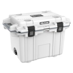 Pelican Elite 50 Quart Hard Cooler - White/Gray