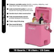 Igloo Tag-a-Long Too Highrise 19 QT Hard-Sided Cooler, Thrift Pink