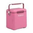 Igloo Tag-a-Long Too Highrise 19 QT Hard-Sided Cooler, Thrift Pink