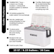 Igloo 25 QT Marine Hard Sided Cooler, White