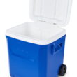 Igloo 60 QT Laguna Ice Chest Cooler with Wheels, Blue