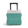Igloo 16 QT Laguna Hard Side Ice Chest Cooler with Wheels, Teal Blue