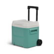 Igloo 16 QT Laguna Hard Side Ice Chest Cooler with Wheels, Teal Blue