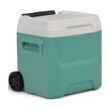 Igloo 16 QT Laguna Hard Side Ice Chest Cooler with Wheels, Teal Blue
