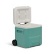 Igloo 16 QT Laguna Hard Side Ice Chest Cooler with Wheels, Teal Blue