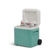 Igloo 16 QT Laguna Hard Side Ice Chest Cooler with Wheels, Teal Blue