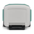 Igloo 16 QT Laguna Hard Side Ice Chest Cooler with Wheels, Teal Blue