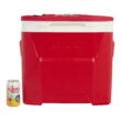 The University of Ohio State Buckeyes 28 QT Laguna Soft Top Wheeled Cooler by Igloo, Red