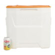 University of Tennessee Volunteers 28 QT Laguna Soft Top Wheeled Cooler by Igloo, White and Orange