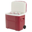 University of Arkansas Razorbacks 28 QT Laguna Soft Top Wheeled Cooler by Igloo, Red