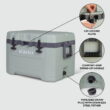 Igloo 50 QT Overland Ice Chest Cooler, White