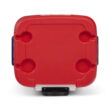 Igloo x USSF 60 QT Laguna Ice Chest Cooler with Wheels, US Soccer Rolling Cooler for Games and Practices, Red White and Blue