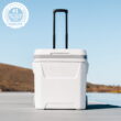 Igloo 60 QT Marine Ice Chest Cooler with Wheels, White