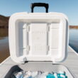Igloo 60 QT Marine Ice Chest Cooler with Wheels, White