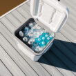 Igloo 60 QT Marine Ice Chest Cooler with Wheels, White
