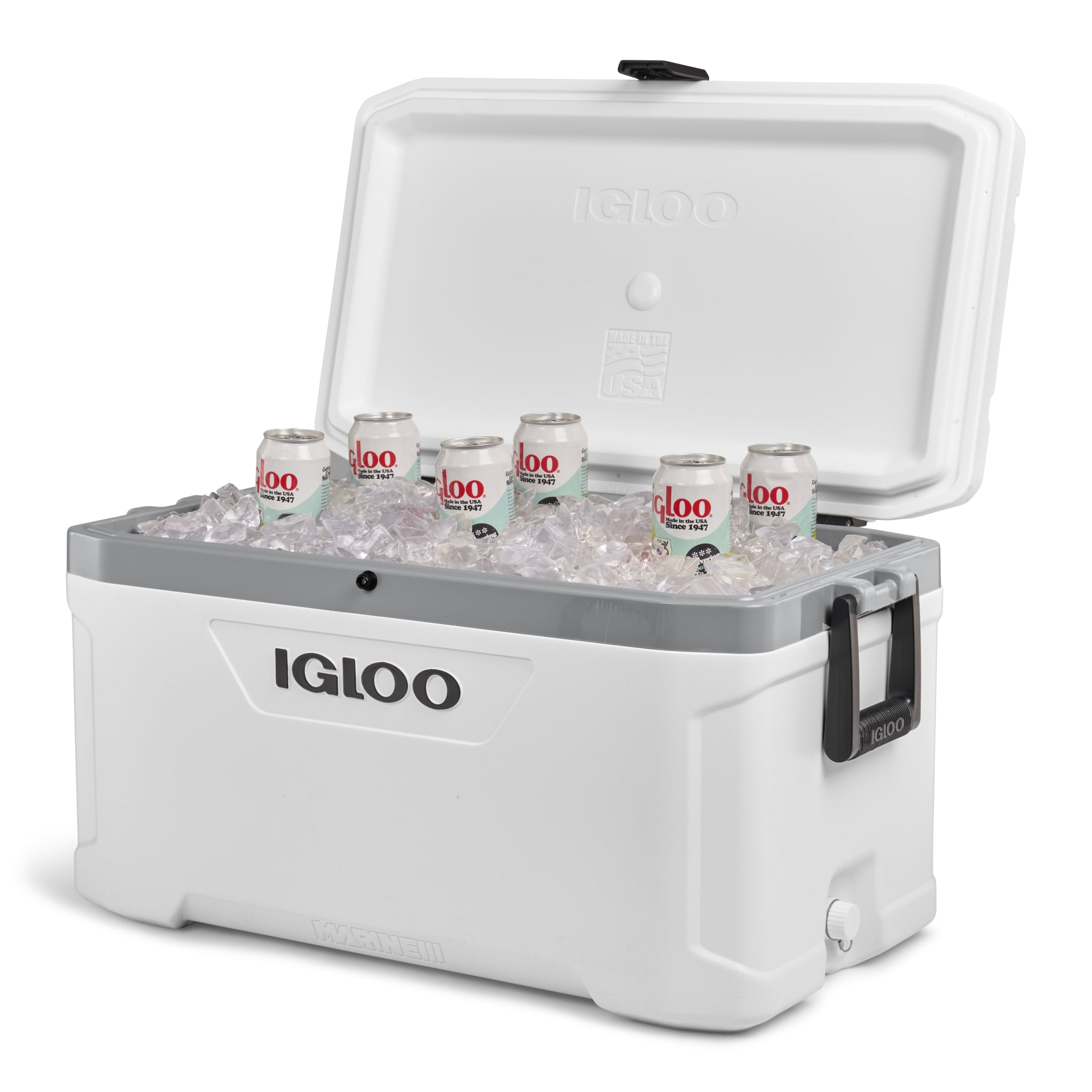 Igloo 70 Qt Latitude Marine Ultra, White and Moonscape Igloo 70 Qt Latitude Marine Ultra, White and Moonscape
