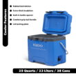 Igloo 25 QT Overland Ice Chest Cooler, Blue