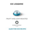 Nespresso Capsules Vertuo, Ice Leggero, 50-Count Double Espresso Coffee Pods