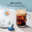 Nespresso Capsules Vertuo, Ice Leggero, 50-Count Double Espresso Coffee Pods