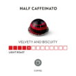 Nespresso Capsules Vertuo, Half Caffeinato, Mild Roast Coffee, 30-Count Coffee Pods