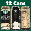 Starbucks Zero Sugar French Vanilla Doubleshot Coffee Energy Drink, 15 fl oz Cans, 12 pack&ZeroWidthSpace;