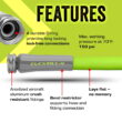 Flexzilla Premium Grade Garden Hose, 5/8 in. x 50ft., Hybrid Polymer, ZillaGreen Flexzilla Premium Grade Garden Hose, 5/8 in. x 50ft., Hybrid Polymer, ZillaGreen
