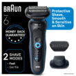 Braun Electric Razor for Men Series 6, Electric Shaver, Precision Trimmer, S6 6120s