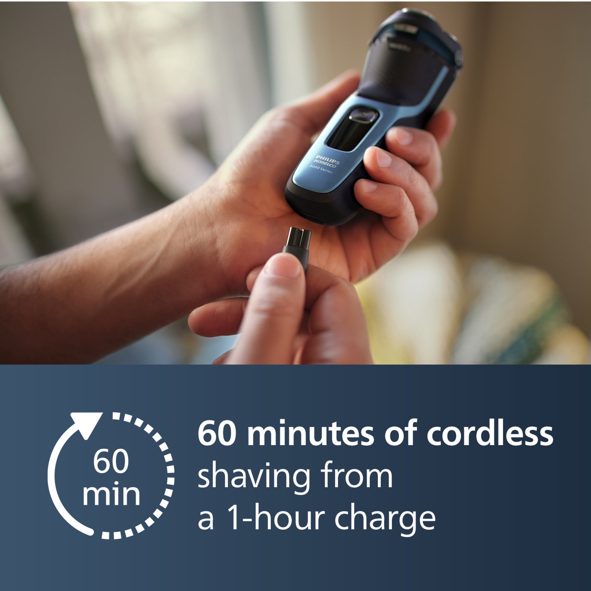 Philips Norelco Shaver 3600, Rechargeable Wet & Dry Electric Shaver with Pop-Up Trimmer and Storage Pouch Philips Norelco Shaver 3600, Rechargeable Wet & Dry Electric Shaver with Pop-Up Trimmer and Storage Pouch