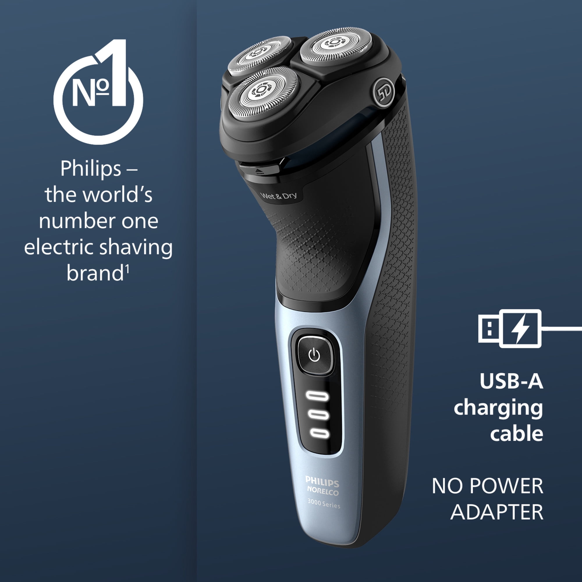 Philips Norelco Shaver 3600, Rechargeable Wet & Dry Electric Shaver with Pop-Up Trimmer and Storage Pouch Philips Norelco Shaver 3600, Rechargeable Wet & Dry Electric Shaver with Pop-Up Trimmer and Storage Pouch