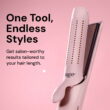 L'ange Hair Le Duo 360° Airflow Styler | 2-in-1 Curling Wand & Titanium Flat Iron Hair Straightener