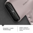 REMINGTON Pro Wet2Style Ceramic Ionic Hair Dryer with 4 Attachments, Purple