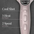 REMINGTON Pro Wet2Style Ceramic Ionic Hair Dryer with 4 Attachments, Purple