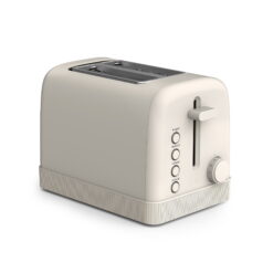 bella 2-Slice Toaster, 6 Setting Shade Control with Reheat, Cancel, Bagel & Defrost Buttons, Removable Crumb Tray, Anti Jam & Auto Shutoff, Oatmilk