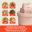 bella 3.5 Qt Hand & Stand Mixer, 2 in 1 Electric Mixer with Bowl, Dough Hook, Whisk & Egg Beater, Blossom